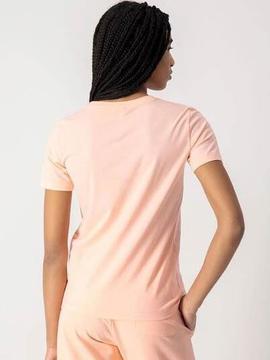Camiseta Champion Logo Salmon Mujer