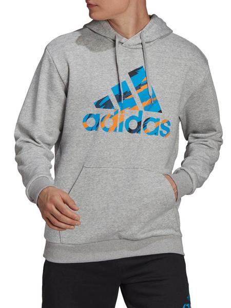 Sudadera Adidas Camo Gris/Azul