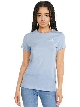 Camiseta Puma Celeste Mujer