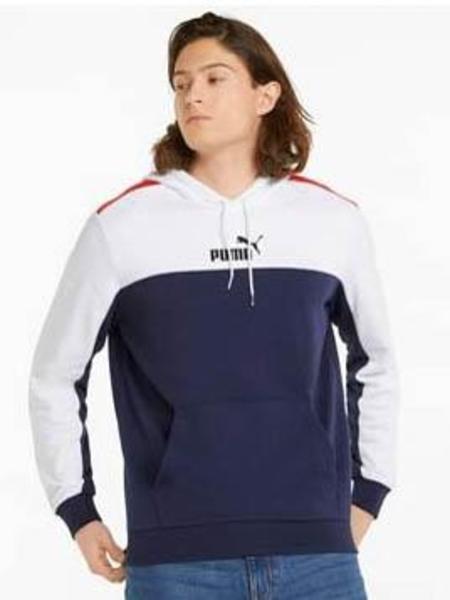 Sudadera Puma Blanco Marino Hombre