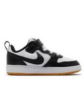 Zapatilla Nike Court Borough Tela Blanco Negro