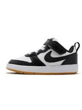 Zapatilla Nike Court Borough Tela Blanco Negro