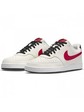 Zapatilla Nike Court Vision Beige/Rojo Hombre