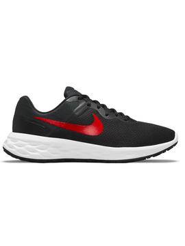 Zapatilla Nike Revolution Negro/Rojo Hombre