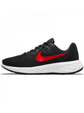 Zapatilla Nike Revolution Negro/Rojo Hombre