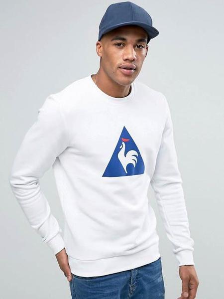 Todopoderoso hipoteca Centro de la ciudad Sudadera Le Coq Sportif ESS Crew Sweat Bco Hombre