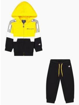 Chandal Champion Tape Amarillo/Negro Bebe