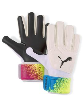 Guantes Portero Puma Bco/Rosa/Azul Niñ@