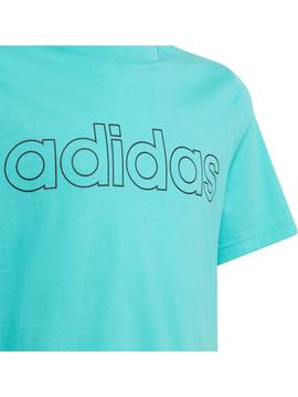 Camiseta Adidas Lin Verde Niña