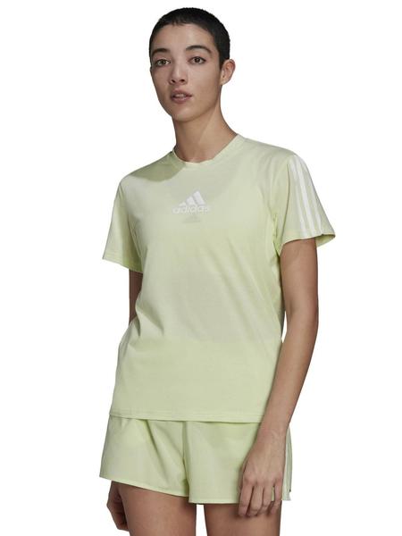 Amperio patrocinado Peluquero Camiseta Adidas Verde Mujer