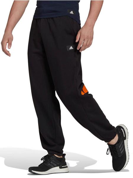 Vuelo Comité En consecuencia Pantalon Adidas 3Bar Negro/Naranja Hombre