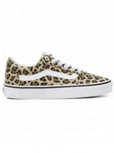 Zapatilla Vans Leopard Beige Mujer