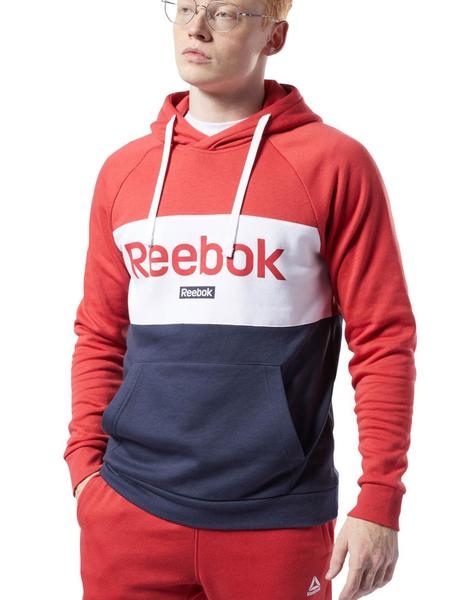 sudadera reebok classic mujer azul