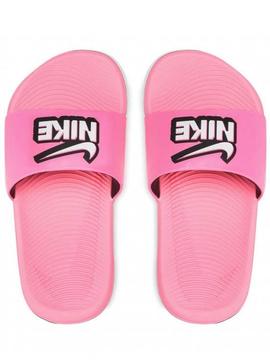 Chancla Nike Kawa Slide Rosa Niña