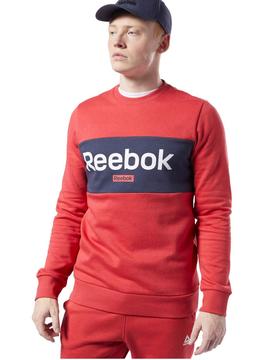 Sudadera Reebok GREW Rojo/Marino Hombre