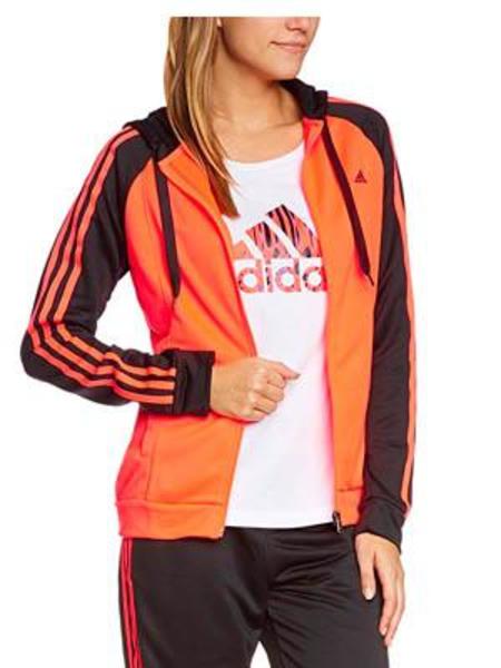 Lío Progreso Darse prisa Chaqueta Adidas Young Knit Suit Naranja Mujer