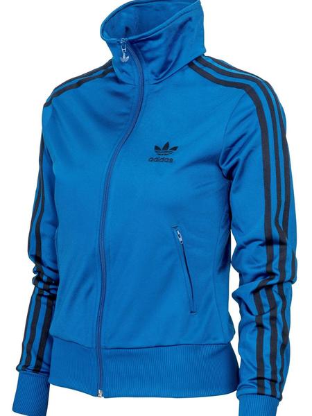 chaqueta adidas azul mujer