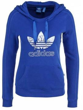 Sudadera Adidas Slim Hoodie Azul