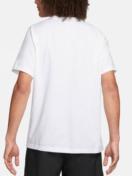 Camiseta Nike Swoosh Bco/Azul Hombre