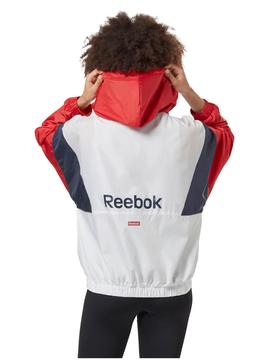 Windbreaker Reebok Linear Logo Blanco Mujer