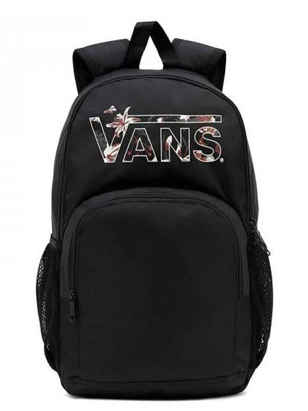 Interpretar torneo Cromático Mochila Vans Negra Flores Unisex