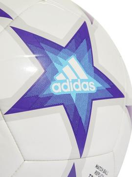 Balon Futbol Adidas Blanco Azul