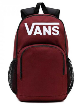 Mochila Vans Granate Logo Blanco Unisex