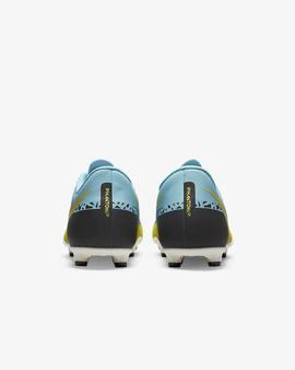 Bota Futbol Nike Phantom Club FG/MG Azul/Amarillo