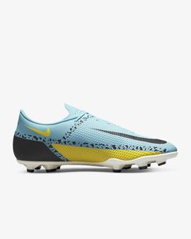 Bota Futbol Nike Phantom Club FG/MG Azul/Amarillo