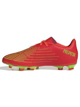 Bota Futbol Adidas Predator Edge Naranja Niñ@