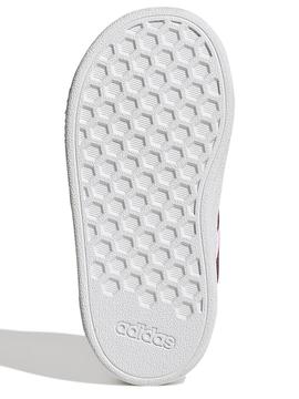 Zapatilla Adidas Grand Court Bco/Rosa Niña