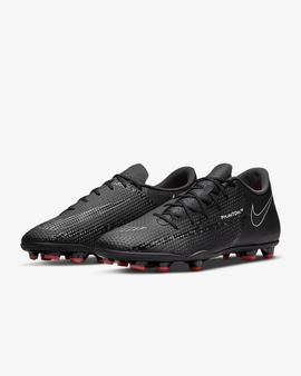 Bota Futbol Nike Phantom FG/MG Negro/Rojo