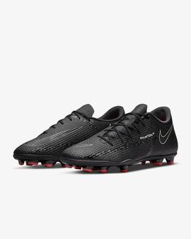 Bota Futbol Phantom FG/MG Negro/Rojo