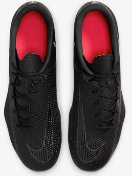 Bota Futbol Nike Phantom FG/MG Negro/Rojo