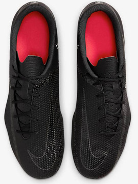 Bota Futbol Nike Phantom FG/MG Negro/Rojo