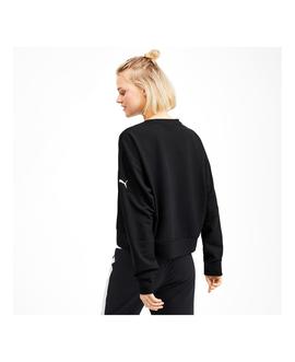 Sudadera Puma Crew Sweat Negro Mujer