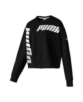 Sudadera Puma Crew Sweat Negro Mujer