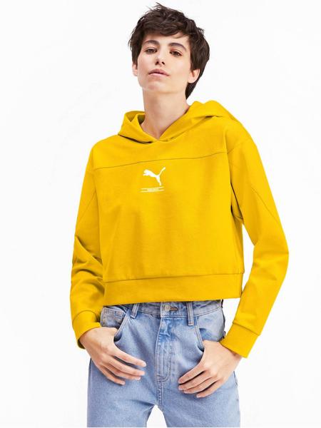 sudadera reebok mujer amarillo
