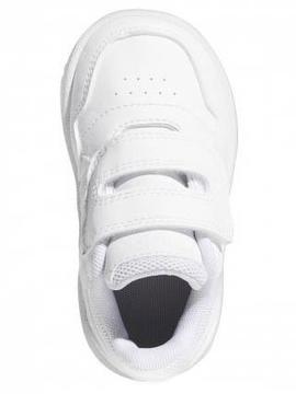 Zapatilla Adidas Hoops Blanco Bebe