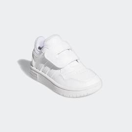 Zapatilla Adidas Hoops Blanco Bebe