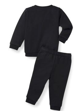 Chandal Puma Crew Negro/Oro Niñ@