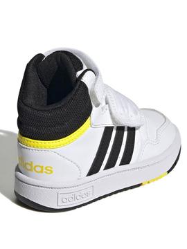 Botin Adidas Hoops Blanco Ngr Bebe