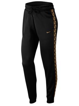 Pantalon Nike Negro/Oro Mujer