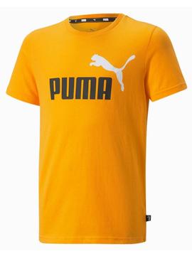 Camiseta Puma Ess Amarillo Niño