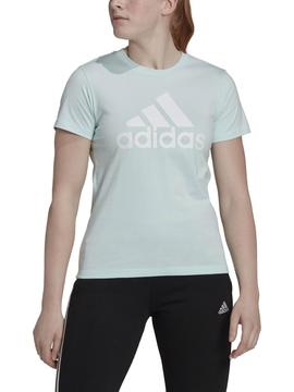 Camiseta Adidas Celeste Mujer