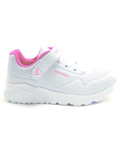 Zapatilla Skechers Street Uno Lite Blanca Niña