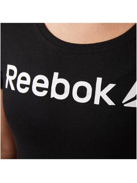 Camiseta Reebok Negro Mujer
