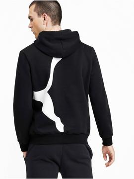 Sudadera Puma Hoodie Negro Hombre