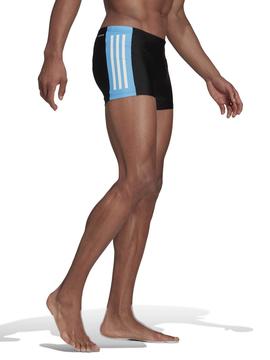 Boxer Piscina Adidas Negro Azul Hombre