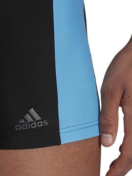 Boxer Piscina Adidas Negro Azul Hombre